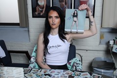 signing photo