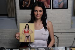 signing photo