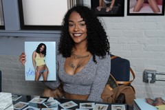 signing photo