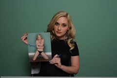 signing photo