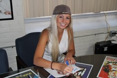 signing photo